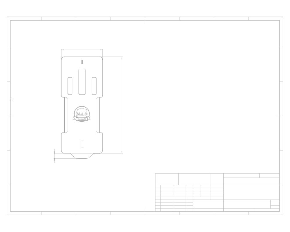 Stainless Steel Door Lock Body with Delta Handle 12mm